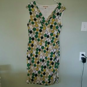 Ellen Tracy Polka Dot Dress